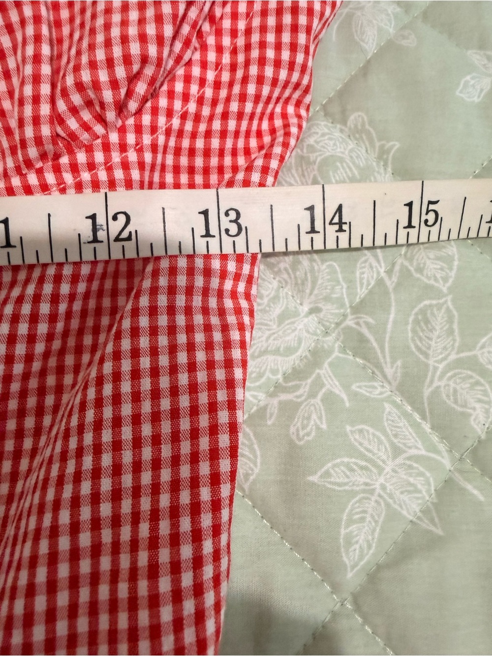 Windsor Cutest Picnic Gingham A-Line Eyelet Mini Dress in small - Picture 7 of 11